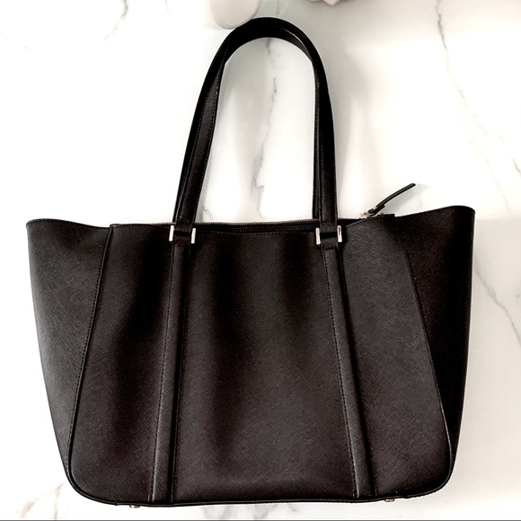 Kate Spade Newbury Lane Cadene Black Leather Tote - Picture 2 of 16